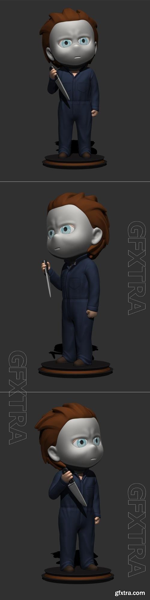 LIttle Big Head - Michael Myers 3D Print