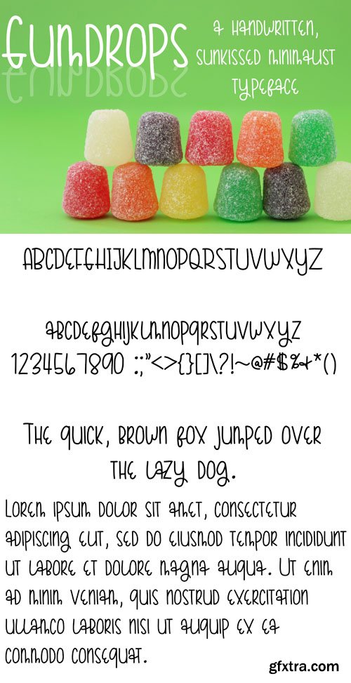 Gumdrops - Handwritten Typeface