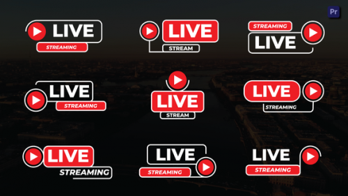 Videohive - Live Stream Titles | Premiere Pro - 40716281 - 40716281