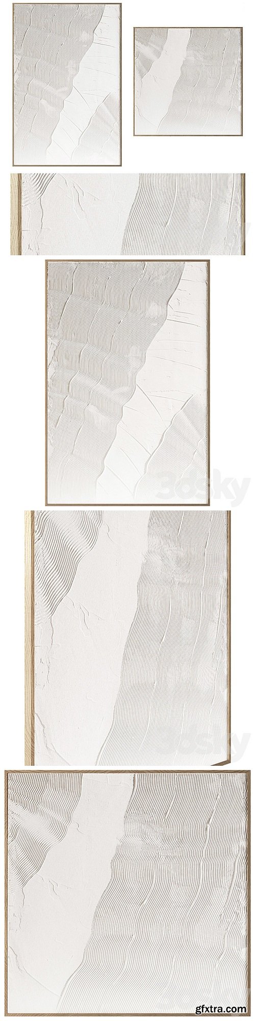 Boheme Home - Plaster Paintings Set