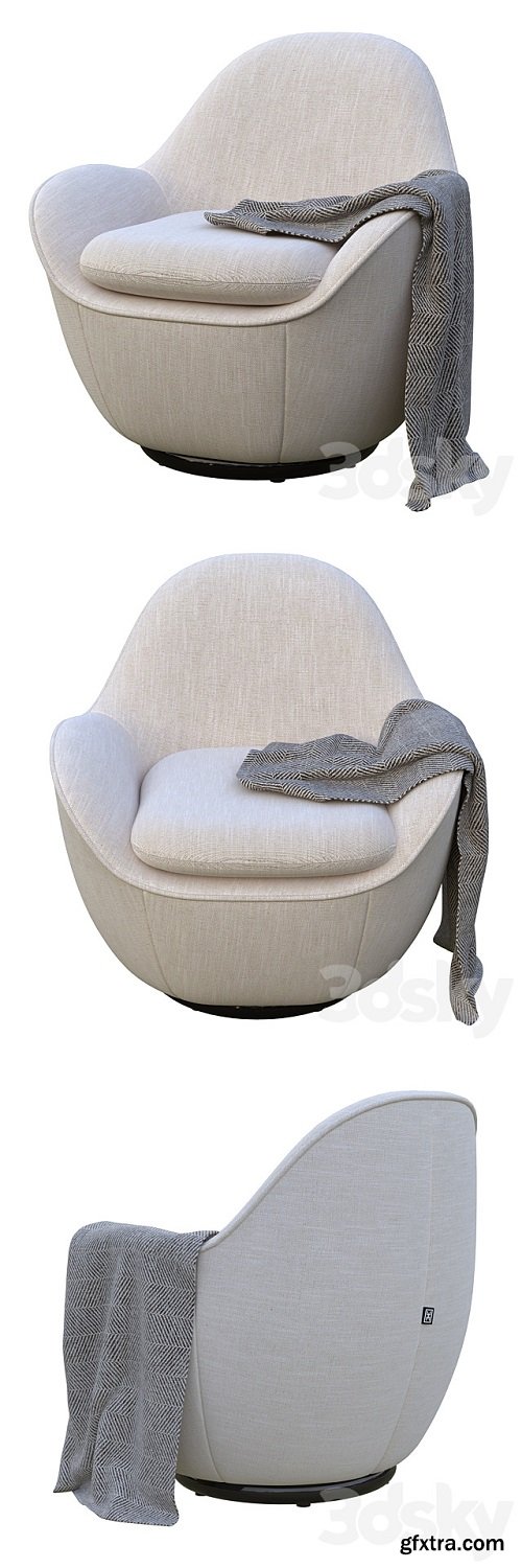 Swivel Chair Cupido by Eichholtz