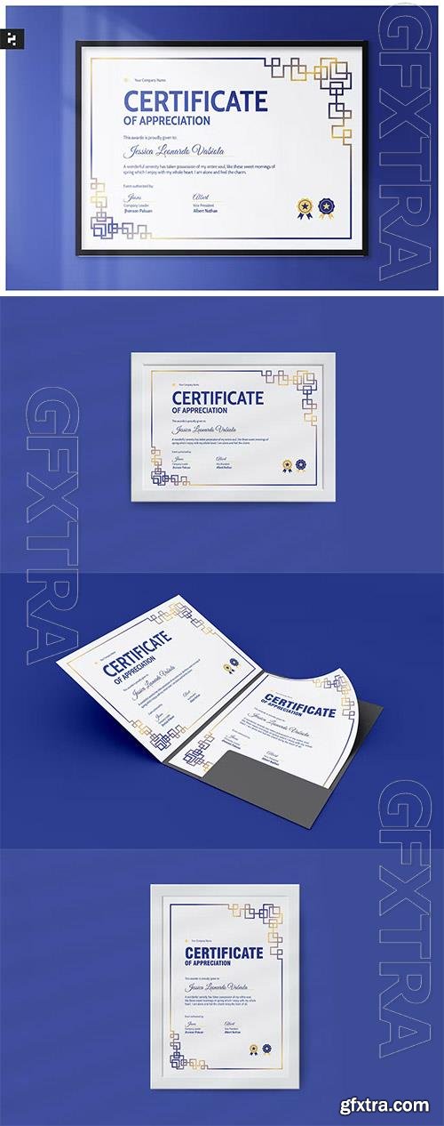 Elegant Certificate PSD