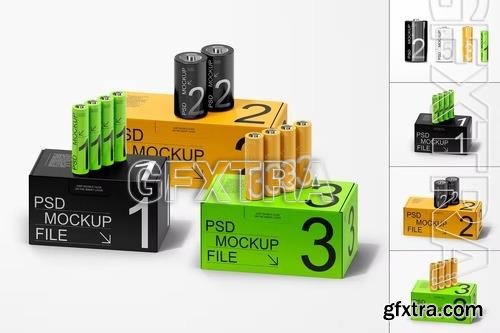 Battery Packaging Mockup Set 46EM6NX