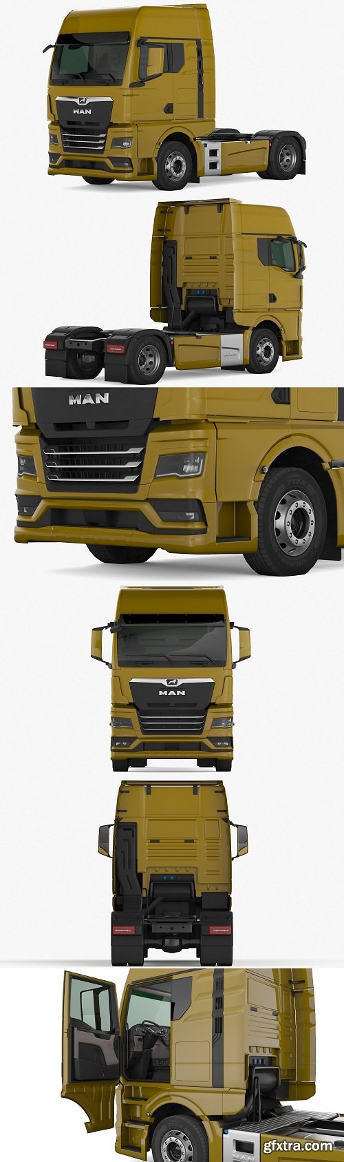 Man TGX 2021 3D model