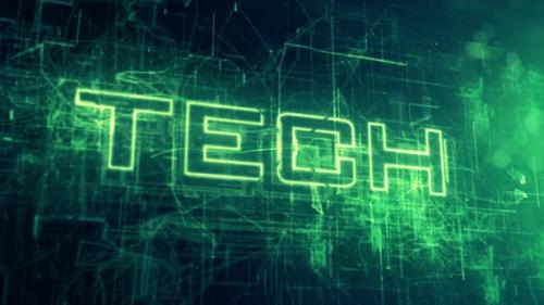 Videohive - Digital Sci Fi Data Background Tech - 40705578 - 40705578