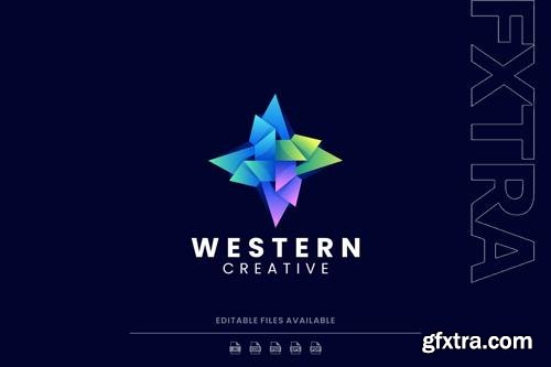 Abstract Gradient Logo PSD