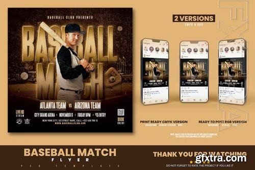 Baseball Flyer PSD