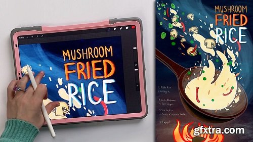 Food Illustration: Design a Recipe in Procreate + Free Stamps & Brushes