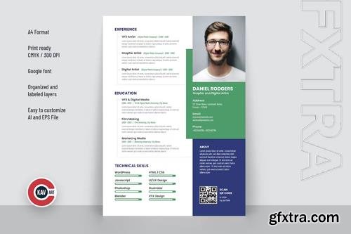 Resume Design Template EPS