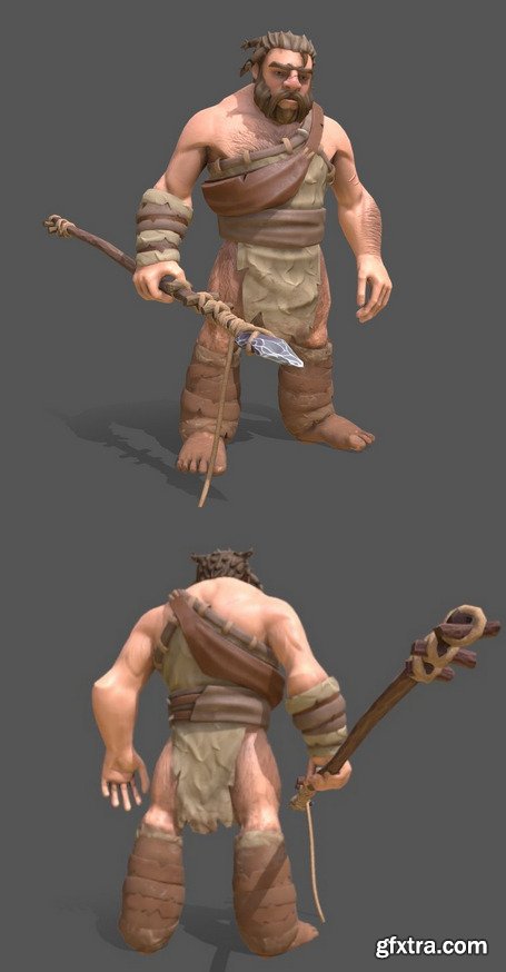 Caveman 3D Model