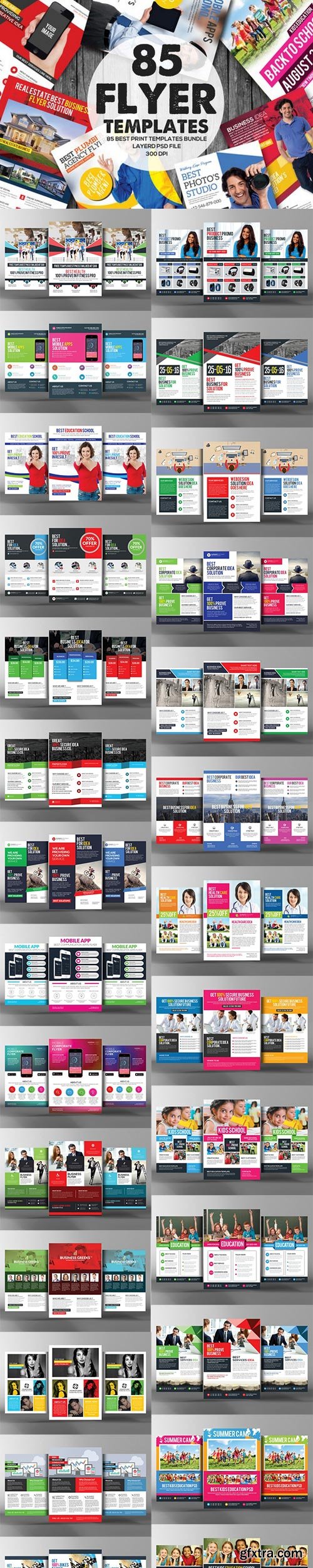 85 Corporate Business Flyers Bundle