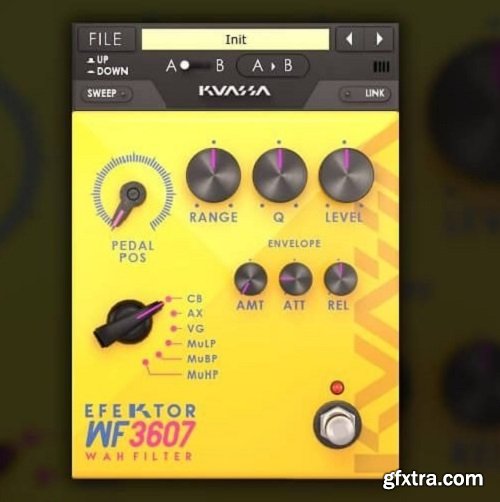 Kuassa Efektor WF3607 Wah Filter v1.2.1