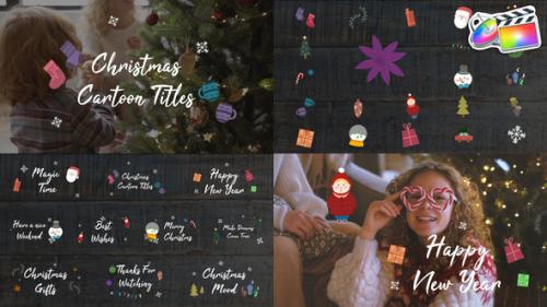 Videohive - Christmas Cartoon Titles And Animations | FCPX - 40748966 - 40748966