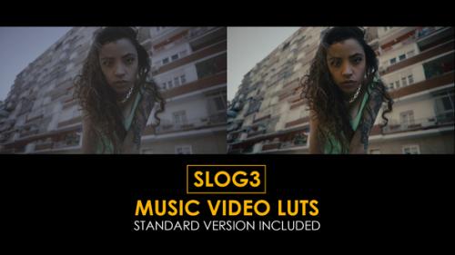 Videohive - Slog3 Music Video and Standard LUTs - 40754917 - 40754917