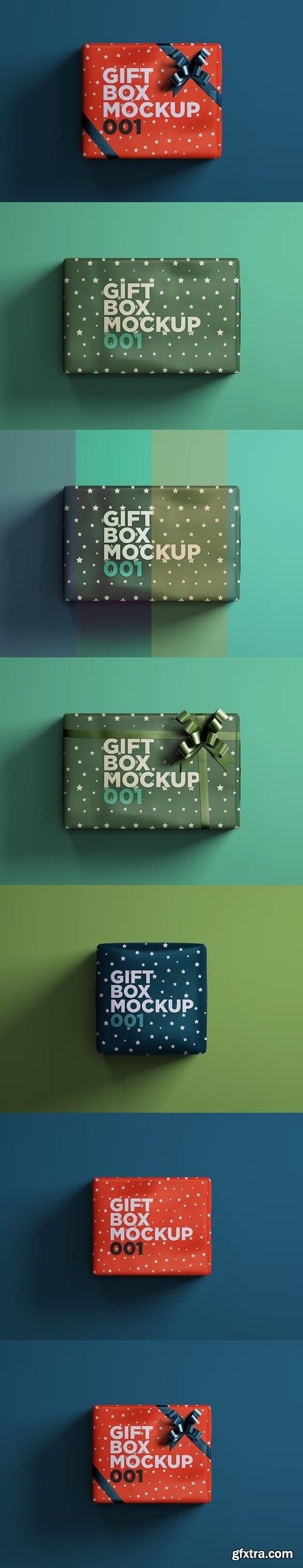 Gift Box Mockup 001