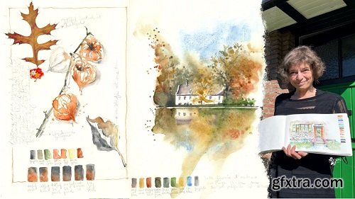 Watercolor Sketchbook Journaling : Different Ways of Sketching and Collecting Souvenirs