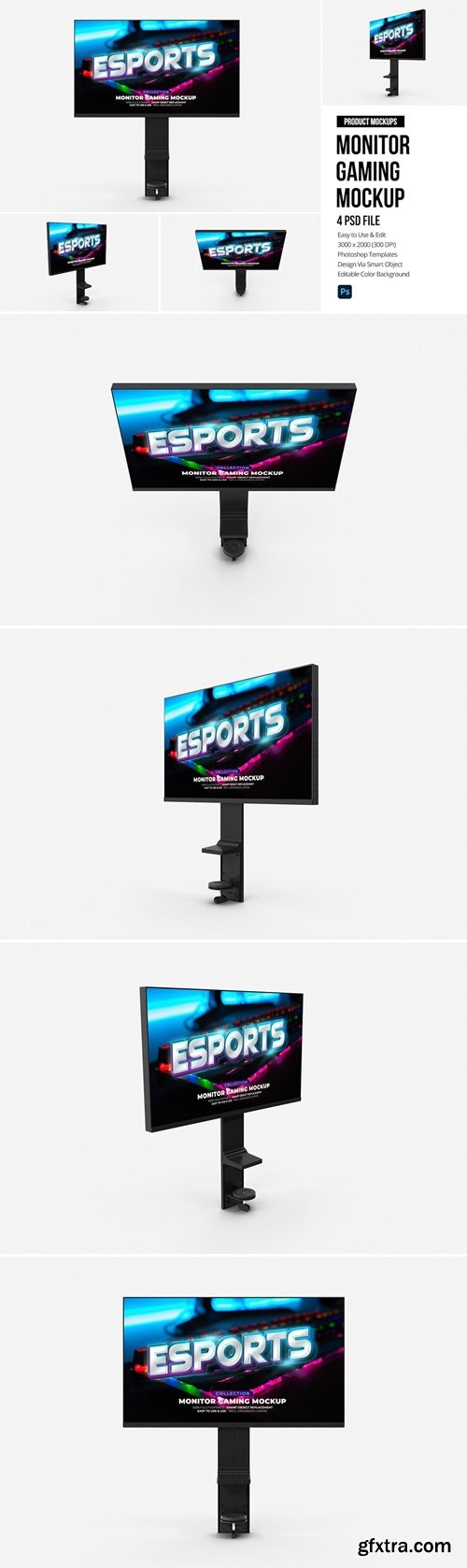 Monitor Gaming Mockup FQ6PQ2V