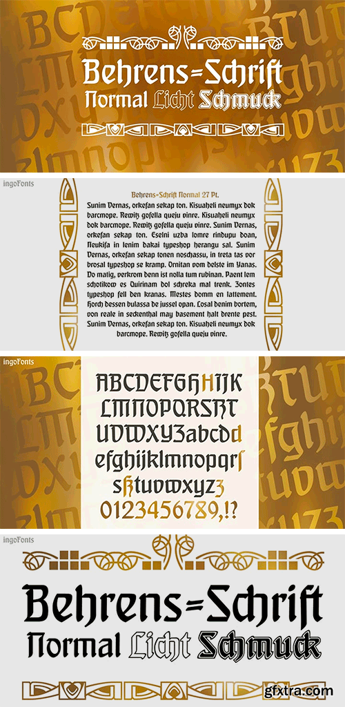 Behrensschrift iF Plus Font Family