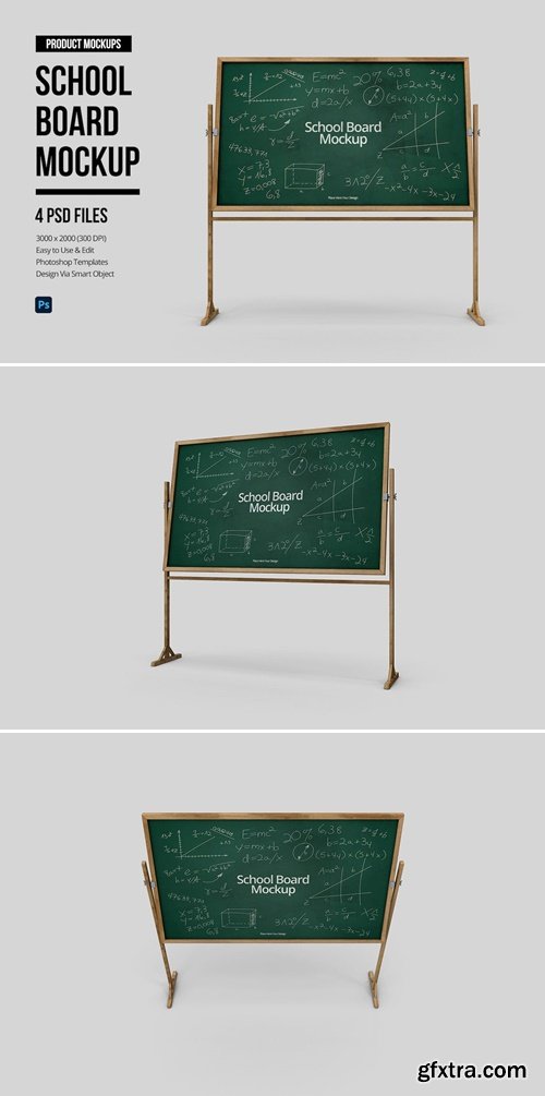 School Blackboard Mockup YDEKR4Y