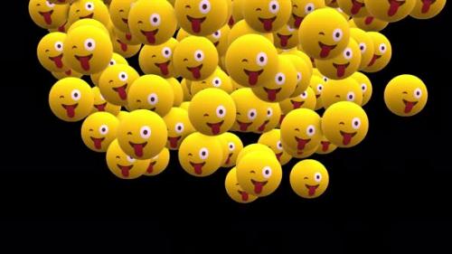 Videohive - Emoji Screen Transitions Alpha Channel V5 - 40790083 - 40790083