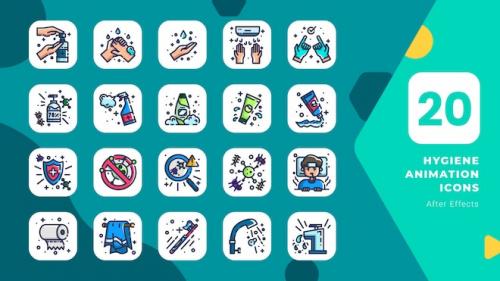 MotionArray - Hygiene Animation Icons - 1220471