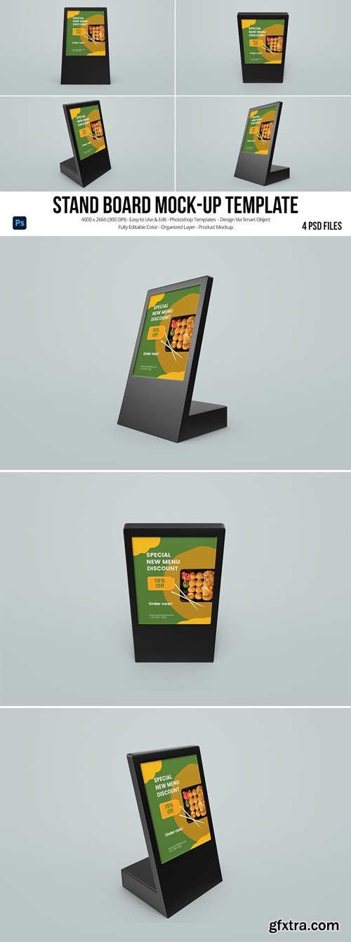 Stand Board Mock-Up Template K8RNZ4G