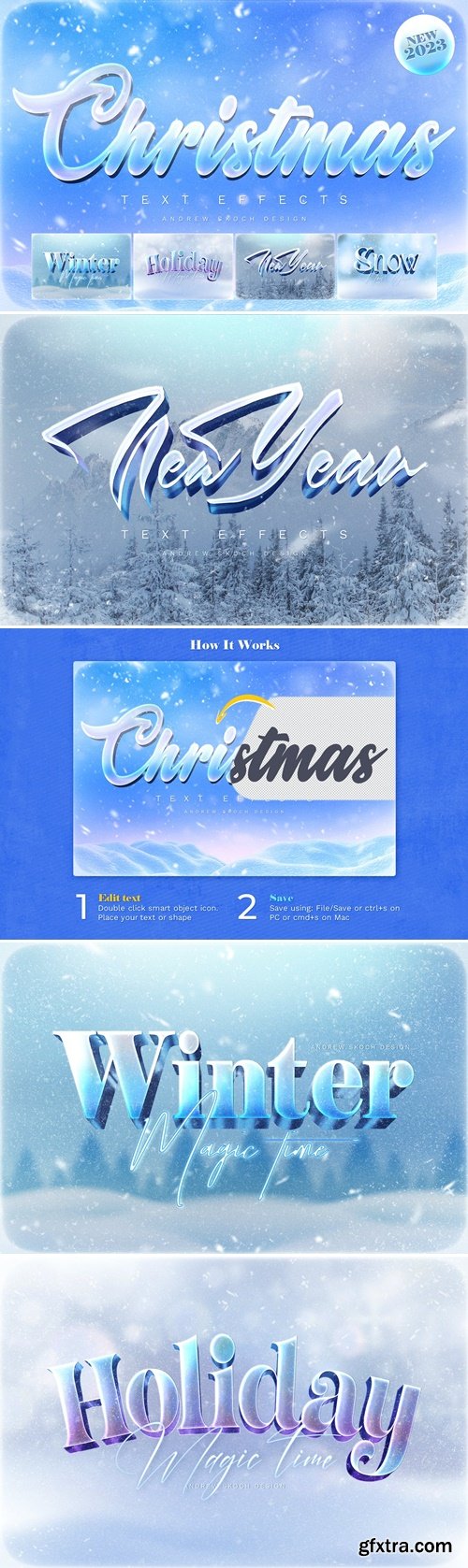 Christmas Text Effects 95KVZD2