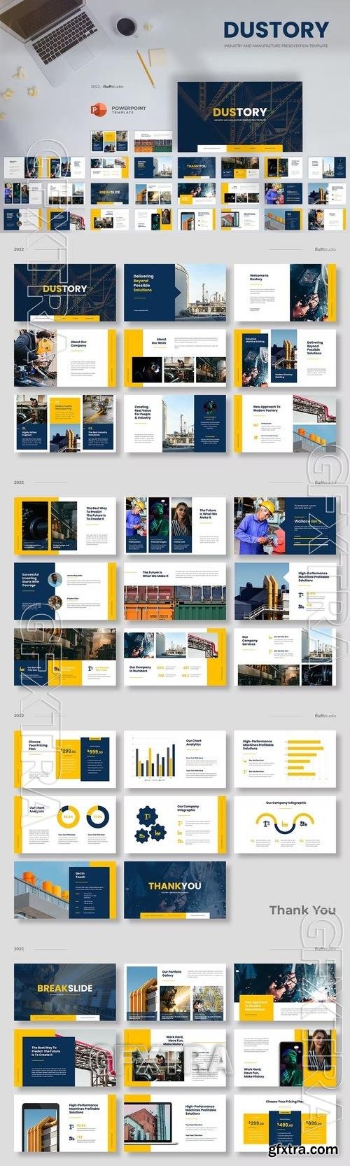 Dustory - Industry Powerpoint Template 4GQSSCN