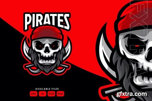 Pirates Sport Mascot Logo