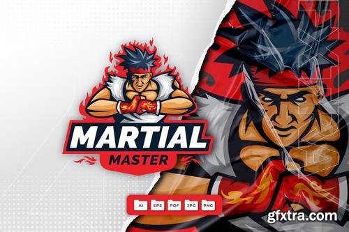 Martial Art Mascot Logo Design