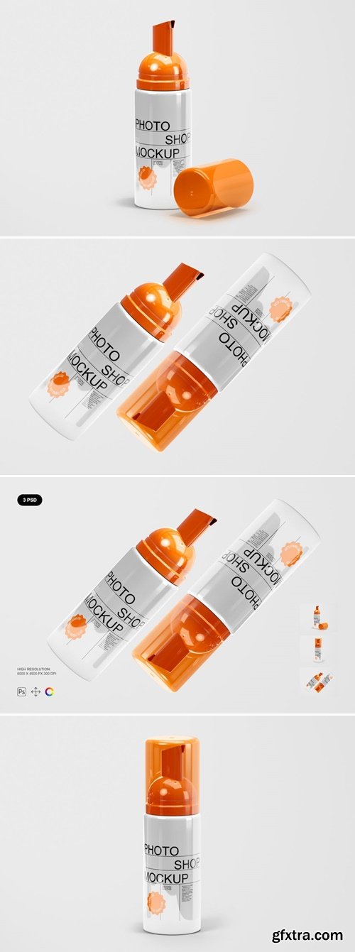 Cosmetic Bottle Mockup Set AFA3AVE