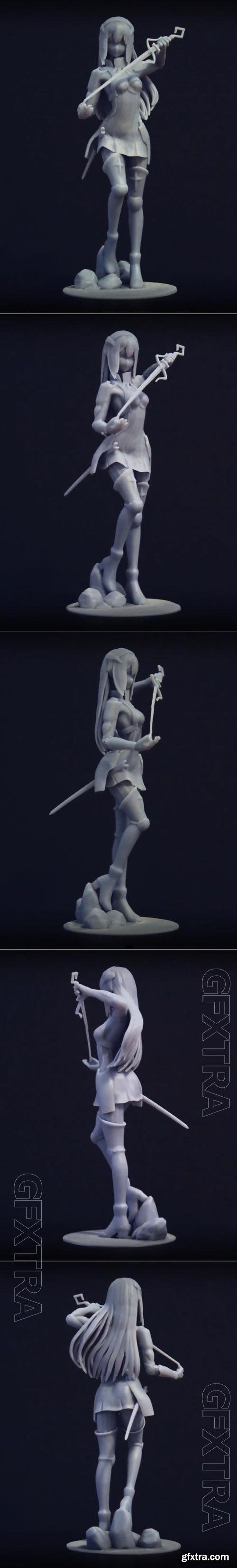 Aiz Wallenstein - Danmachi 3D Print