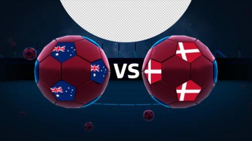 Videohive - Australia Vs Denmark Football Vs Card - 40753467 - 40753467