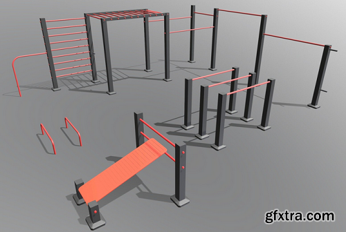 Street Workout 3D Model