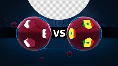 Videohive - Qatar Vs Senegal Football Vs Card - 40754368 - 40754368