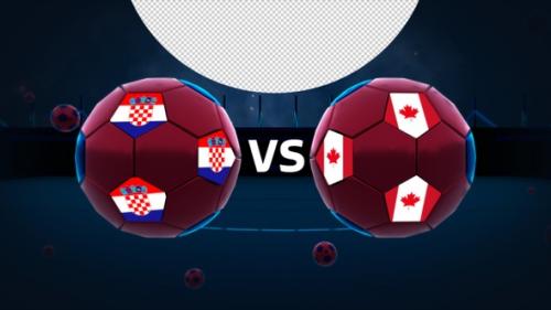 Videohive - Croatia Vs Canada Football Vs Card - 40754390 - 40754390