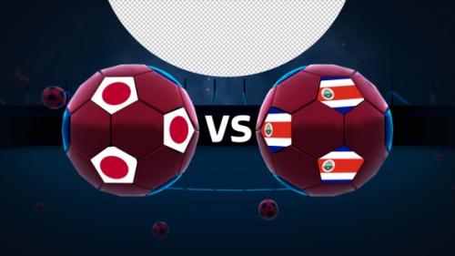 Videohive - Japan Vs Costa Rica Football Vs Card - 40754396 - 40754396