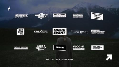 Videohive - Bold Titles 2.0 | FCPX - 40826538 - 40826538