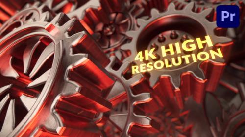 Videohive - Gears Mechanical Logo Intro - Premiere Pro - 40765469 - 40765469