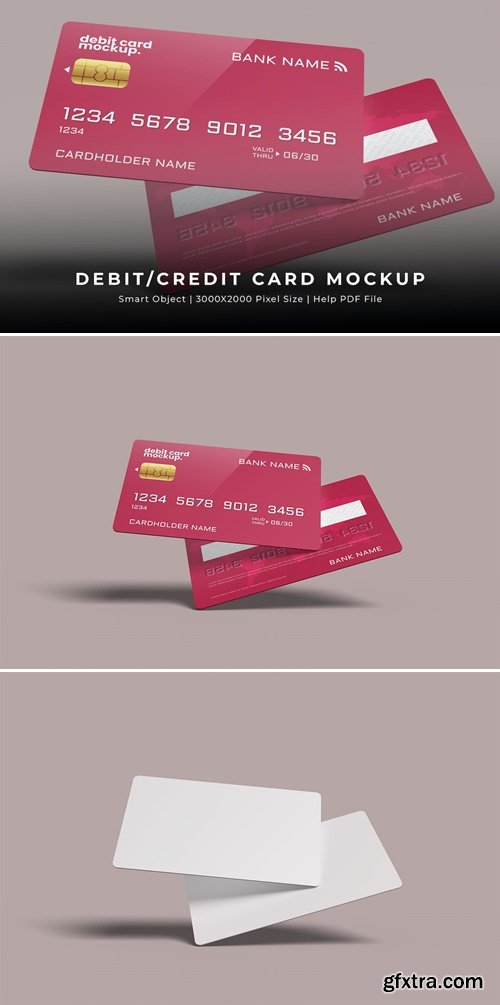 Debit/Credit Card Mockup 9AMMGX7