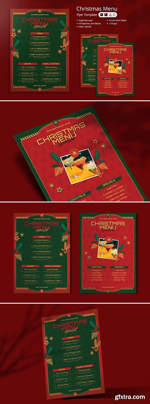 Tuana - Christmas Menu Flyer XKZL76B