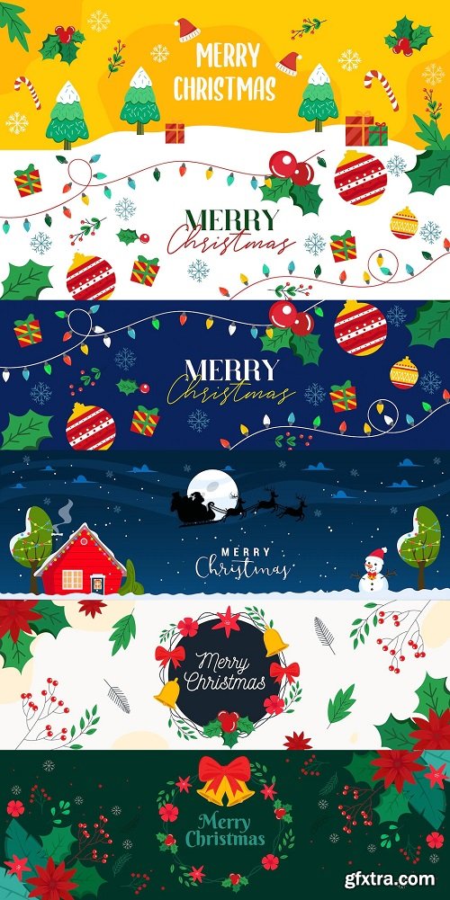 Merry christmas vector and illustration