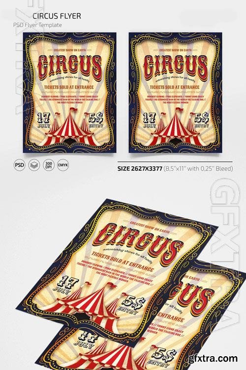 CIRCUS FLYER PSD TEMPLATE