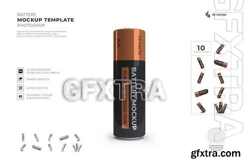 Small Battery Mockup Set 67V3WW6