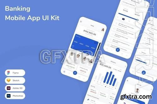 Banking Mobile App UI Kit B7BEKR3