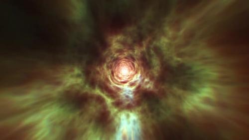 Videohive - Travel in Hyperspace | Flying through a Vortex Tunnel in Space | 3D Animation of the Time Vortex - 40820714 - 40820714