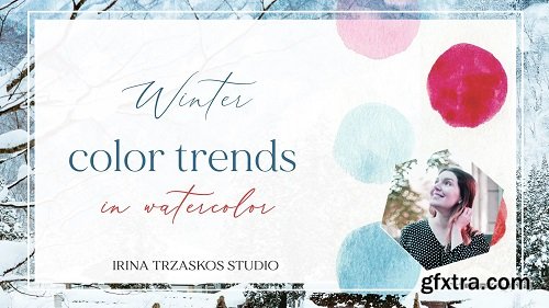 Winter Color Trends: Mixing Inspiring Color Palettes in Watercolor