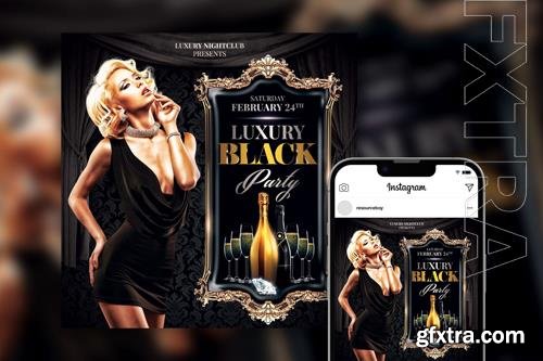 Elegant Luxury Night Party Instagram Post Template