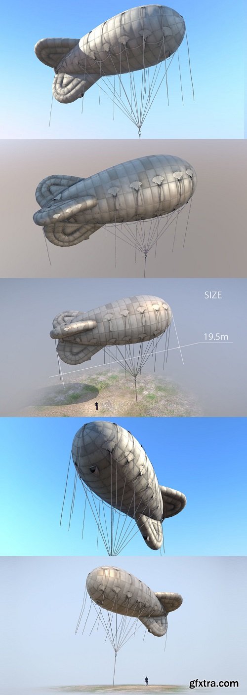 WW2 Barrage Balloon 01