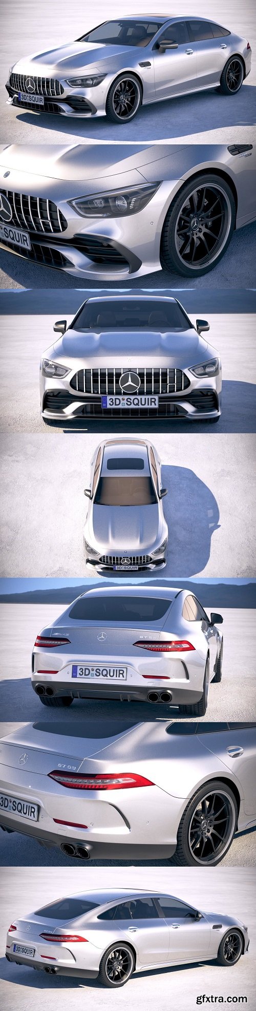 Mercedes AMG GT53 2019 3D model